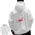This Teacher Loves Her Flock Flamingo Teacher Class Men Zip Up Hoodie Back Print, trending gift