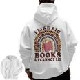Teacher-TShirt I Like Big Books & I Cannot Lie Reading For Women Men Zip Up Hoodie Back Print, trending gift Teacher-TShirt I Like Big Books & I Cannot Lie Reading For Women Men Zip Up Hoodie Back Print, trending gift