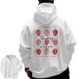 Teaching Is My Jam Teacher Team Crew Cute Strawberry Girls Men Zip Up Hoodie Back Print, trending gift