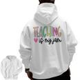Teaching Is My Jam For Women Teacher Cute Teachers Outfit Men Zip Up Hoodie Back Print, trending gift Teaching Is My Jam For Women Teacher Cute Teachers Outfit Men Zip Up Hoodie Back Print, trending gift