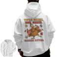 Thanksgiving Grammar Thankful English Teacher Fall Turkey Men Zip Up Hoodie Back Print, English Teacher Gifts, trending gift