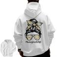 History Teacher Messy Bun Life Hair Glasses Men Zip Up Hoodie Back Print, History Teacher Gifts, trending gift History Teacher Messy Bun Life Hair Glasses Men Zip Up Hoodie Back Print, History Teacher Gifts, trending gift