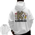 Unity Day Design Kindness Orange Teacher Kids Be Kind Men Zip Up Hoodie Back Print, trending gift