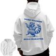 Weird Teachers Build Character Shirt Raccoon Dancing Men Zip Up Hoodie Back Print, trending gift Weird Teachers Build Character Shirt Raccoon Dancing Men Zip Up Hoodie Back Print, trending gift