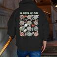 12 Days Of Art Teacher Christmas Artists Painter Educational Men Zip Up Hoodie Back Print, funny gift
