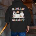 1st Grade Boo Crew Groovy Halloween Floral Ghost Kid Teacher Men Zip Up Hoodie Back Print, Groovy Teacher Hoodies, funny gift 1st Grade Boo Crew Groovy Halloween Floral Ghost Kid Teacher Men Zip Up Hoodie Back Print, Groovy Teacher Hoodies, funny gift