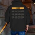 2025 Calendar For Planners Teachers Offices Months Men Zip Up Hoodie Back Print, funny gift 2025 Calendar For Planners Teachers Offices Months Men Zip Up Hoodie Back Print, funny gift