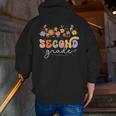 2nd Second Grade Teacher Wildflower Back To School Floral Men Zip Up Hoodie Back Print, 2nd Grade Teacher Hoodies, funny gift 2nd Second Grade Teacher Wildflower Back To School Floral Men Zip Up Hoodie Back Print, 2nd Grade Teacher Hoodies, funny gift