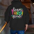 3rd Grade Team Pencil Teacher Student Back To School Girls Men Zip Up Hoodie Back Print, funny gift 3rd Grade Team Pencil Teacher Student Back To School Girls Men Zip Up Hoodie Back Print, funny gift