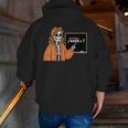 67 Math Teacher Skeleton Halloween Root 4489 Messy Bun Women Men Zip Up Hoodie Back Print, funny gift