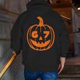 67 Six Seven Halloween Costume For Students Teachers Men Zip Up Hoodie Back Print, funny gift 67 Six Seven Halloween Costume For Students Teachers Men Zip Up Hoodie Back Print, funny gift