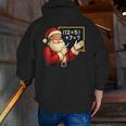 67 Teacher Santa Christmas Six Seven Meme Math Xmas Men Zip Up Hoodie Back Print, funny gift