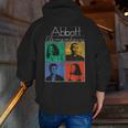 Abbott Elementary Colorful Pop Art Teachers TV Show Men Zip Up Hoodie Back Print, funny gift