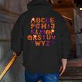 ABCs Learning Kindergarten Teacher Halloween Alphabet Men Zip Up Hoodie Back Print, funny gift ABCs Learning Kindergarten Teacher Halloween Alphabet Men Zip Up Hoodie Back Print, funny gift
