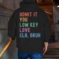 Admit It You Low Key Love ELA Bruh English Teacher Men Zip Up Hoodie Back Print, English Teacher Hoodies, funny gift Admit It You Low Key Love ELA Bruh English Teacher Men Zip Up Hoodie Back Print, English Teacher Hoodies, funny gift
