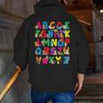 Alphabet Animals ABCs Zoo Kids Boys Girls Teacher Men Zip Up Hoodie Back Print, funny gift Alphabet Animals ABCs Zoo Kids Boys Girls Teacher Men Zip Up Hoodie Back Print, funny gift