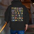 Alphabet Animals Back To School Pre-K Kindergarten Teacher Men Zip Up Hoodie Back Print, funny gift Alphabet Animals Back To School Pre-K Kindergarten Teacher Men Zip Up Hoodie Back Print, funny gift