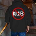 Anti Bullying No Bullies School Teacher Student Kindness Men Zip Up Hoodie Back Print, funny gift