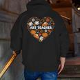 Art Teacher Heart Autumn Thanksgiving Kids Men Zip Up Hoodie Back Print, funny gift Art Teacher Heart Autumn Thanksgiving Kids Men Zip Up Hoodie Back Print, funny gift