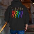Art Teacher For Women Art Teacher Clothes Men Zip Up Hoodie Back Print, funny gift