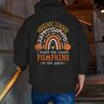 Assistant Teacher Rainbow Leopard Halloween Teacher Men Zip Up Hoodie Back Print, funny gift Assistant Teacher Rainbow Leopard Halloween Teacher Men Zip Up Hoodie Back Print, funny gift