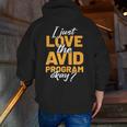 AVID Team Appreciation Essentials AVID Program Teacher Men Zip Up Hoodie Back Print, funny gift