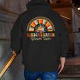 Back To School Kindergarten Dream Team Teacher Love Floral Men Zip Up Hoodie Back Print, funny gift