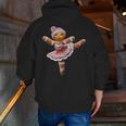 Ballet Dancer Gingerbread Christmas Dance Teacher Girl Women Men Zip Up Hoodie Back Print, funny gift Ballet Dancer Gingerbread Christmas Dance Teacher Girl Women Men Zip Up Hoodie Back Print, funny gift