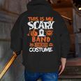 Band Teacher Halloween Shirt Costume School Marching Band For Men Women Men Zip Up Hoodie Back Print, funny gift