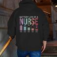 Battery Life Of A Nurse School Teacher Appreciation Men Zip Up Hoodie Back Print, funny gift Battery Life Of A Nurse School Teacher Appreciation Men Zip Up Hoodie Back Print, funny gift