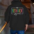 Behavior Squad School Counselor SPED Teacher Kids Women Men Men Zip Up Hoodie Back Print, funny gift Behavior Squad School Counselor SPED Teacher Kids Women Men Men Zip Up Hoodie Back Print, funny gift