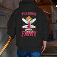 The Book Fairy Reading Teacher Librarian T-Shirt Men Zip Up Hoodie Back Print, funny gift