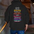 Books Reading English Teacher Student For Men Women Kids Men Zip Up Hoodie Back Print, English Teacher Hoodies, funny gift