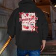 Bow Strawberry Kindergarten Is My Jam Teacher Kinder Team Men Zip Up Hoodie Back Print, funny gift