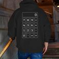 Calculator Costume Halloween Math Teacher Nerd For Men Women Men Zip Up Hoodie Back Print, funny gift Calculator Costume Halloween Math Teacher Nerd For Men Women Men Zip Up Hoodie Back Print, funny gift