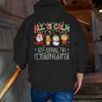 All Is Calm Xmas Kindergarten Christmas Season Teacher Men Zip Up Hoodie Back Print, funny gift All Is Calm Xmas Kindergarten Christmas Season Teacher Men Zip Up Hoodie Back Print, funny gift