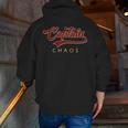 Captain Chaos Shirt For Parent Teacher Or Crazy Child Men Zip Up Hoodie Back Print, funny gift