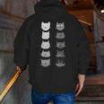 Cat Themed Artist Value Scale Educational Art Teacher Men Zip Up Hoodie Back Print, funny gift Cat Themed Artist Value Scale Educational Art Teacher Men Zip Up Hoodie Back Print, funny gift