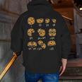 Chocolate Cookie Quick Math Fraction Math Teachers For Men Women Girls Kids Men Zip Up Hoodie Back Print, funny gift