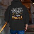 Choir Teacher I Hear Voices Chorister Church Choral Music Men Zip Up Hoodie Back Print, funny gift Choir Teacher I Hear Voices Chorister Church Choral Music Men Zip Up Hoodie Back Print, funny gift