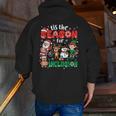 Christmas Sped Teacher Tis The Season For Inclusion Women Men Zip Up Hoodie Back Print, funny gift Christmas Sped Teacher Tis The Season For Inclusion Women Men Zip Up Hoodie Back Print, funny gift