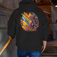 Colorful Brain Art Teacher Artist Painter Student Men Zip Up Hoodie Back Print, funny gift Colorful Brain Art Teacher Artist Painter Student Men Zip Up Hoodie Back Print, funny gift