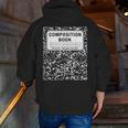Composition Book Notebook Teachers Matching Group Halloween Men Zip Up Hoodie Back Print, funny gift