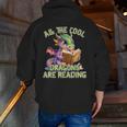 All The Cool Dragons Are Reading Dragon Teacher Men Zip Up Hoodie Back Print, funny gift