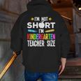 Cool Kindergarten Teacher Art For Men Women Preschool Kinder Men Zip Up Hoodie Back Print, funny gift