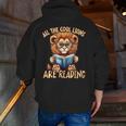 All The Cool Lions Are Reading Lion Teacher Men Women Kids Men Zip Up Hoodie Back Print, funny gift All The Cool Lions Are Reading Lion Teacher Men Women Kids Men Zip Up Hoodie Back Print, funny gift