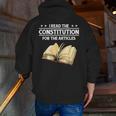 Cool History Teacher Read The Constitution For The Articles Men Zip Up Hoodie Back Print, History Teacher Hoodies, funny gift Cool History Teacher Read The Constitution For The Articles Men Zip Up Hoodie Back Print, History Teacher Hoodies, funny gift
