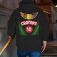 Crayon Box Fun Teacher Student Crayon Squad Halloween 2022 Men Zip Up Hoodie Back Print, funny gift Crayon Box Fun Teacher Student Crayon Squad Halloween 2022 Men Zip Up Hoodie Back Print, funny gift