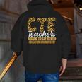 CTE Teacher Middle School High School Teach Career Men Women Men Zip Up Hoodie Back Print, funny gift
