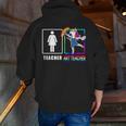 Cute Art Teacher Magical Dabbing Unicorn Artist Men Zip Up Hoodie Back Print, funny gift Cute Art Teacher Magical Dabbing Unicorn Artist Men Zip Up Hoodie Back Print, funny gift
